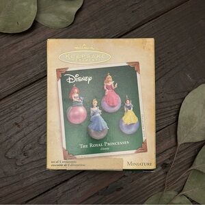 Hallmark Disney Royal Princess Miniature Ornament Set